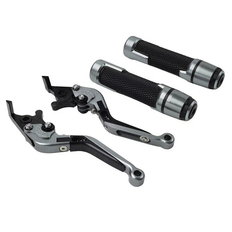 Suzuki GSX1400 Titan Extendable Brake Clutch Levers Grips Set (2001-2008)