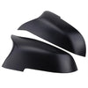 BMW 5 6 7 Series F06 F10 F12 F13 F01 F02 Matte Rearview Mirror Cover Caps (2010-2017)
