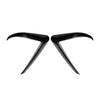 Tesla Model 3 (2017-2022) Black Front Fog Light Eyebrow Cover Trim