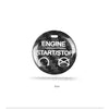Ford Mustang (2015-2022) Black Carbon Fiber Engine Button Cover