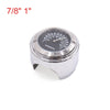 Motorcycle Scooter 7/8" 1" Handlebar Temp Thermometer Gauge Dial Clock Watch
