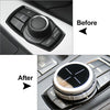BMW 1 2 3 4 5 6 7 X1 X3 X4 X5 X6 New Control Knob Trim (2006-2023)
