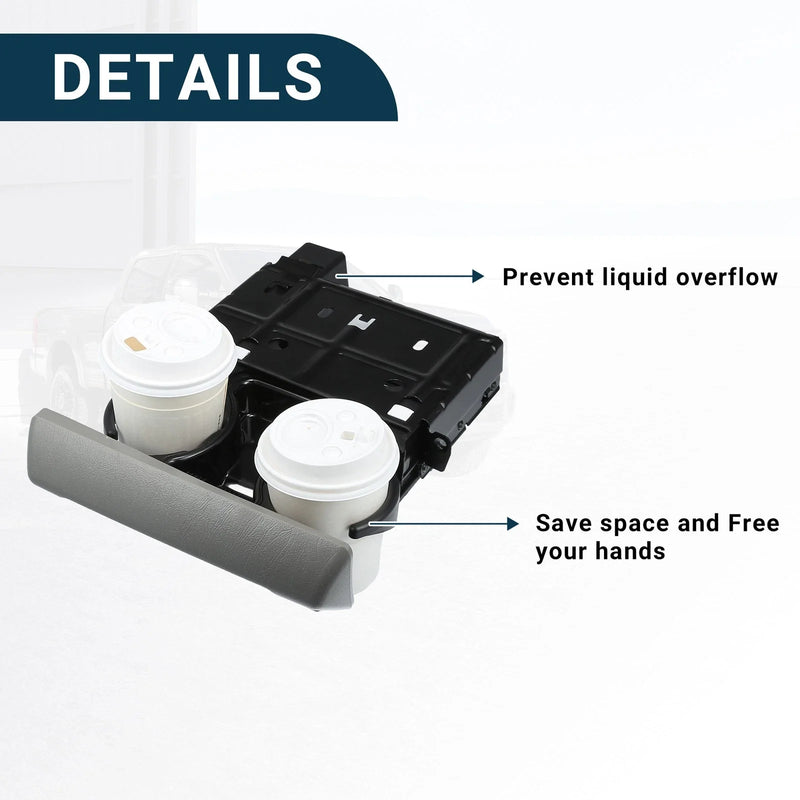 Ford F-250 (2005-2007) Gray Instrument Panel Drink Holder Cup Holder