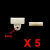 Nissan 5 x White Window Glass Channel Support Clips (2000-2006)