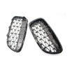 BMW 5 Series F10 F18 Diamond Front Kidney Grille (2010-2017)