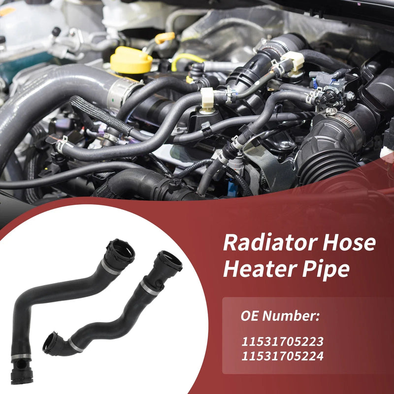 BMW 530i 525i Engine Upper & Lower Radiator Coolant Hose Set (2001-2003)
