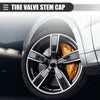 Car SUV Bike Motorcycle Plastic Black Tire Valve Stem Caps 25 Pcs
