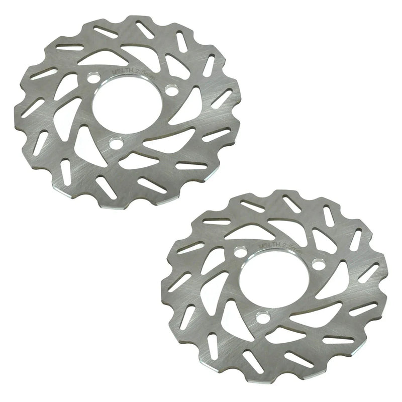 Honda TRX400EX & TRX400X Sportrax 2 x Front Disc Brake Rotors Wave Pattern