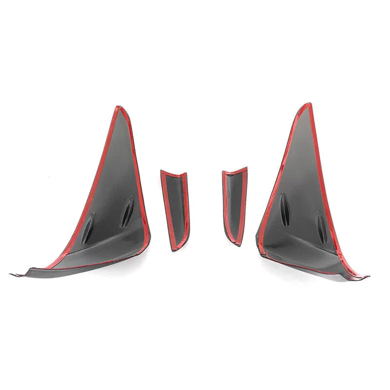 Toyota Camry (2018-2023) Rear Tail Lights 4 x Smoked Black Lens Covers