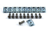 10x Bodywork Fairing Plastics m5 Spire Clips & Stainless Bolts