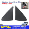 Pair Door Side Mirror Triangle Trim Corner Fits Toyota Coarolla Altis SED 2009-1