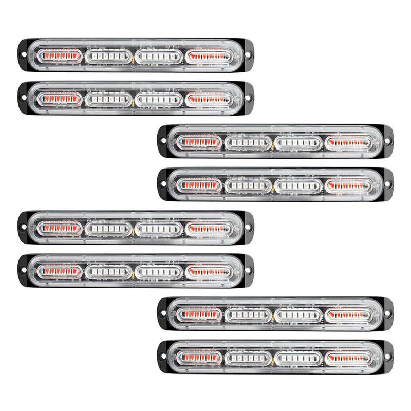 Cars 4 LED Strobe Lights Emergency Flashing Beacons