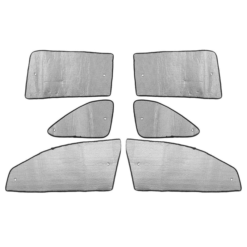 Toyota Highlander (2014-2019) Black Silver Side Window Sun Visor