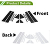 Chevy Cruze (2017-2021) Black 16 x Pillar Window Trim