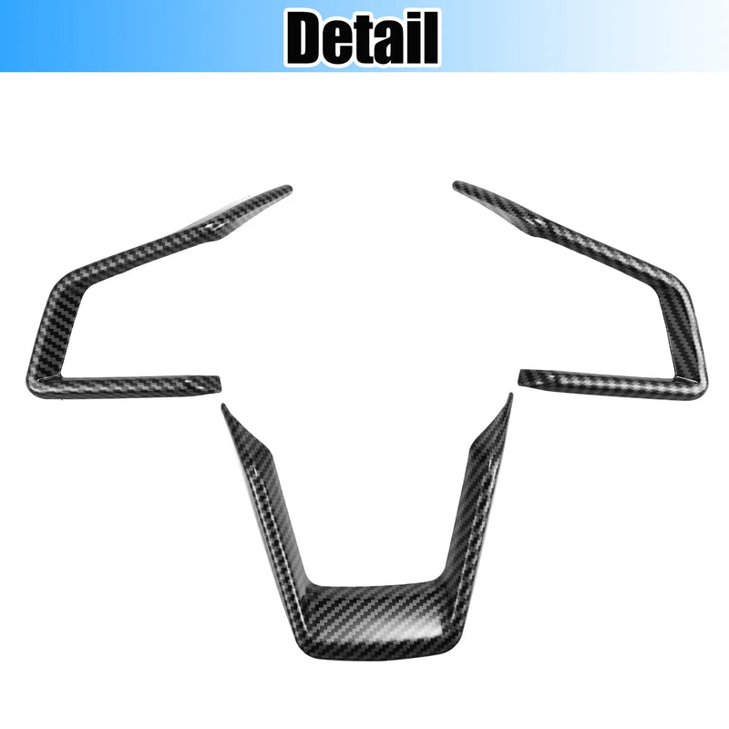 Subaru Forester Ascent 3 x Black Steering Wheel Cover Trim (2019-2021)