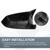 BMW E60 E61 F10 F11 E63 Rearview Mirror Cover Cap Black Carbon Fiber