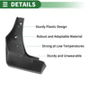 Honda City GM6 Mud Flaps Splash Guards Front & Rear (2015-2019)
