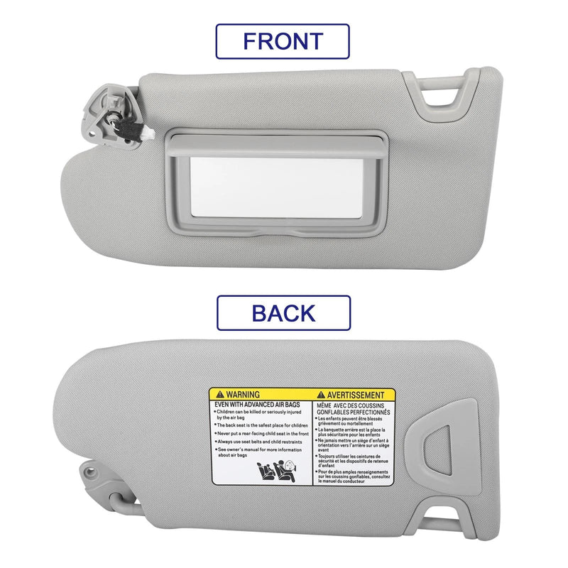 Nissan Altima Left Side Sun Visor w/ Light Mirror (2013-2018)