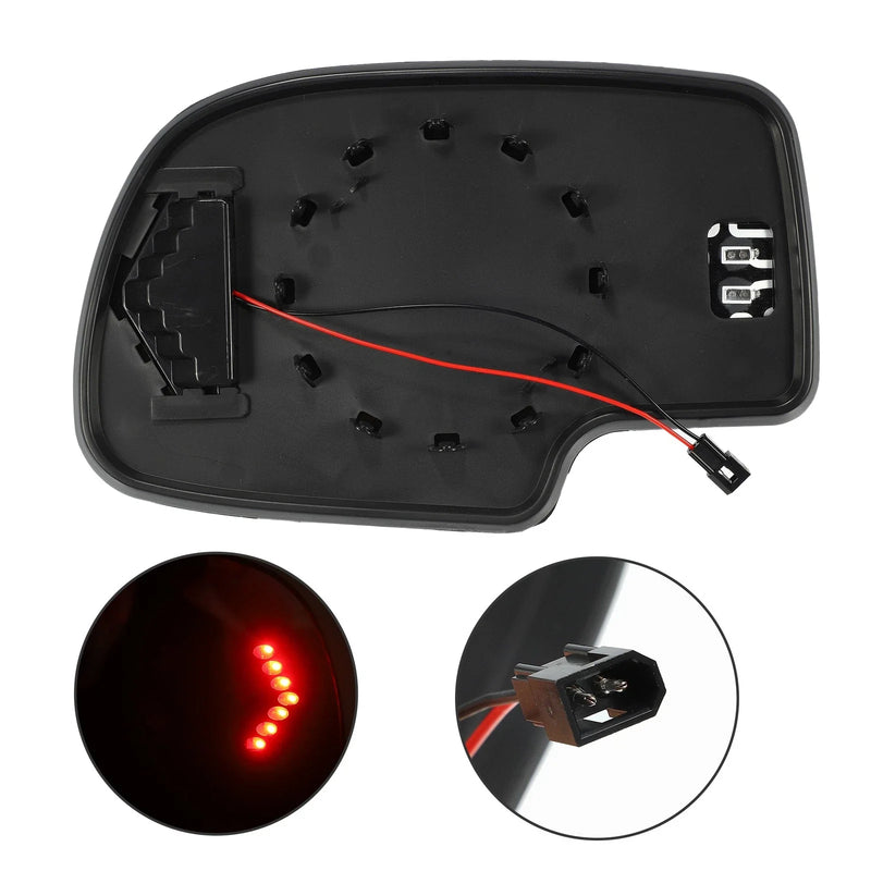 Chevy Silverado Avalanche Suburban Right Rearview Heated Mirror Glass