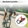 Motorcycle Bicycle Cup Holder Black Red Plastic Universal