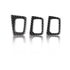Benz C GLC Class 2015-2018 Carbon Fiber Window Switch Buttons Cover Trim Fit