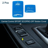 BMW 1 / 2 / 3 / 6 Series Blue  ECOPRO Off Button Cover