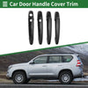 Toyota Highlander Carbon Fiber Black Door Handle Cover Trim (2008-2013)