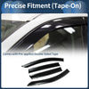 Honda CR-V 2017 Side Window Vent Visors Black 1 Set Window Deflectors