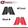 Ford Focus (2019-2023) Black Door Pillar Window Trim