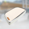 BMW Keyless Entry with Chain White 4-Button Key Fob Case