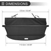 Nissan Murano (2015-2024) Black Carbon Fiber Retractable Cargo Cover