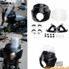 Harley Dyna FXDB FXDSE FXDC 11" Clear Windshield Headlight Fairing (2006-2017)