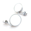 Left / Right Universal Fit 4" Chrome Convex Door and Fender Mirrors