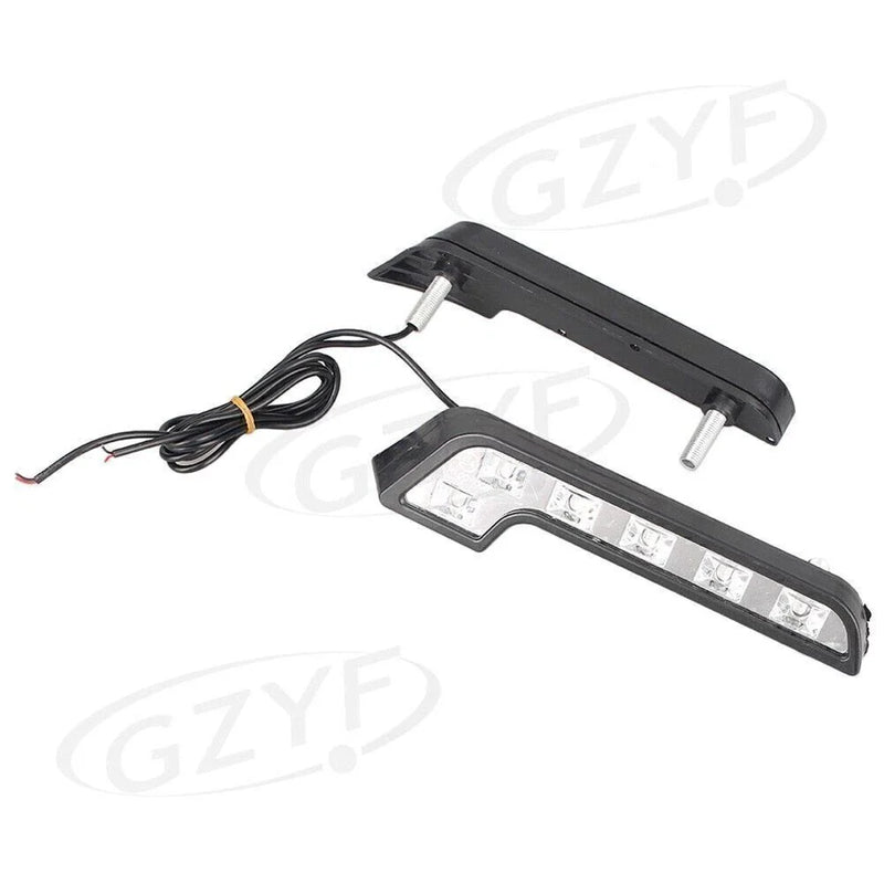 Universal Euro 2 x 6-LED Car Daytime Running Lights (2010-2023)