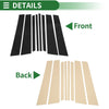 BMW X5 (2019 - 2023) Black 8 Pcs Door Pillar Window Trim
