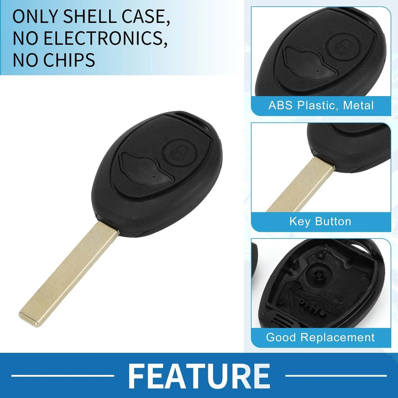 BMW Mini Keyless Entry Remote Fob Shell Case (2002-2005)