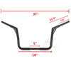 Harley Electra Glide (1982-2024) Black / Chrome 12/14/16/18 Rise Handlebar