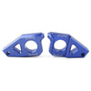 Yamaha YZF FZ8 FZ1 TMAX Blue Motorcycle Axle Spindle Chain Adjuster Blocks
