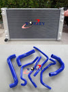 Holden VT VX VU HSV Commodore V8 Aluminum Radiator + Black Hose (1997-2002)