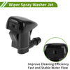 Jeep 1x Windshield Washer Nozzle with Hose Connector