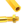 Universal Motorcycle - Gold 90 Degree Throttle Cable Adjuster
