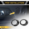 Toyota Tundra 1 Set Carbon Fiber Pattern Door Speaker Cover (2014–2021)