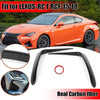 Lexus Carbon Fiber Front Bumper Garnish Air Vent Trim Covers (2015-2018)