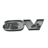 Fender Trunk Engine Black Universal Metal V6 Logo Car Emblem Badge