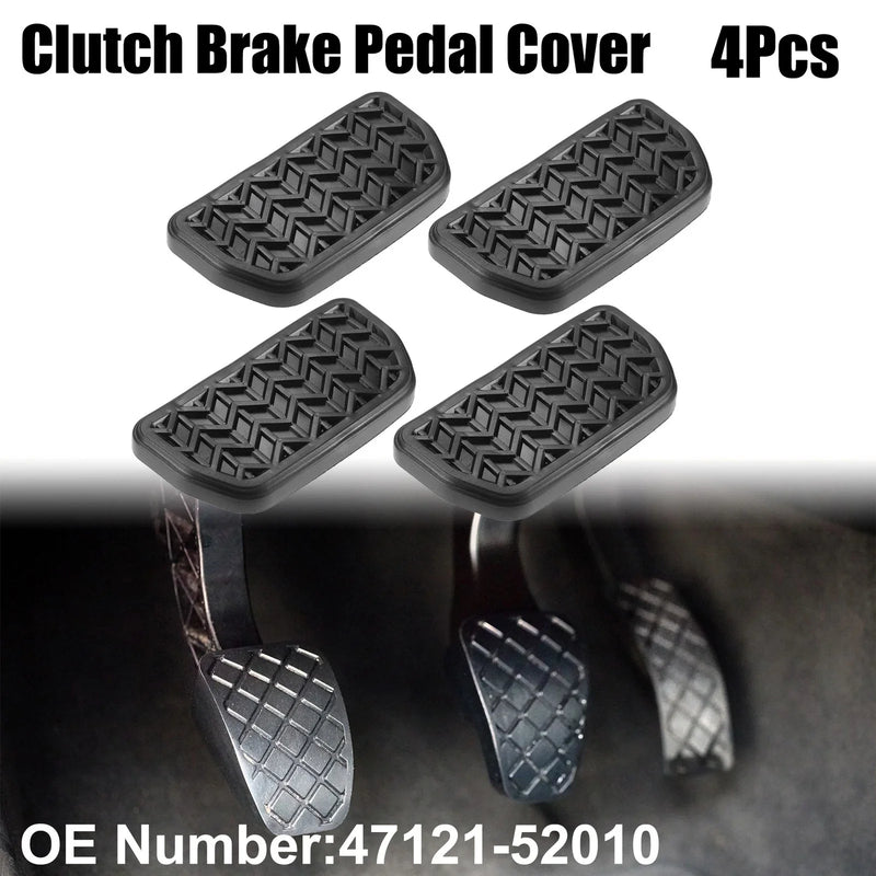 Toyota RAV4 Black 4pcs Anti-Slip Clutch Brake Pedal Cover