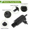 JEEP CHEROKEE Windshield Washer Pump w/Grommet (2014-2018)