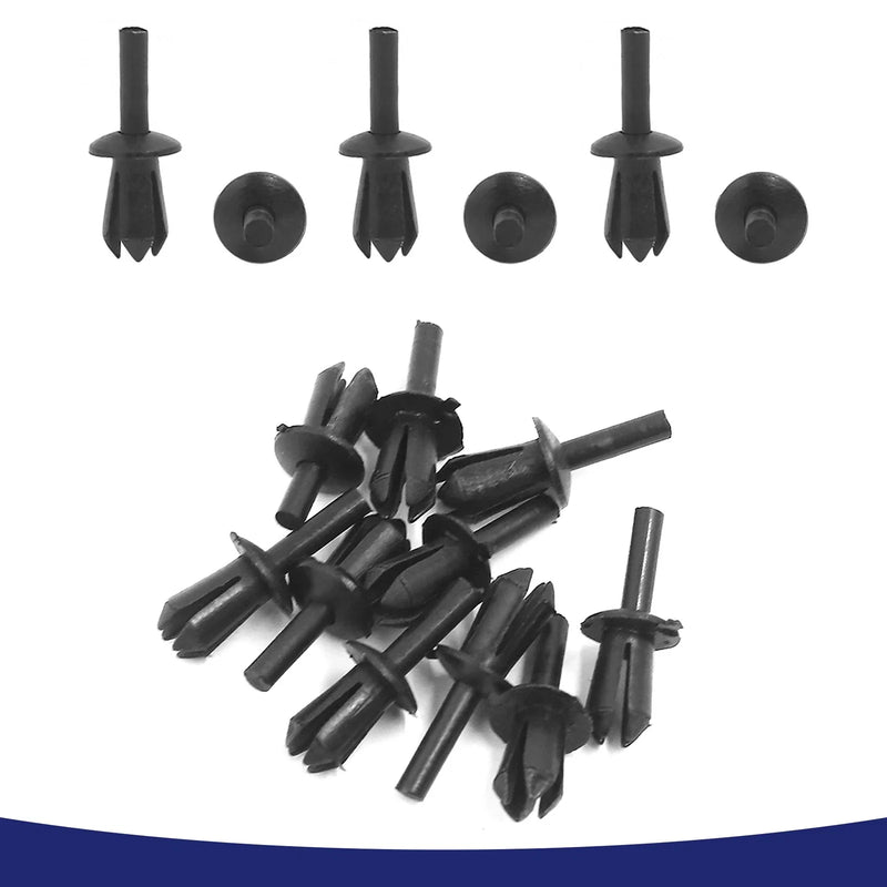 BMW 10x Rivet Engine Lining Trim Fastener Panel Retainer Clips