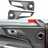 Ford Mustang 2024 DRY Gloss Carbon Fiber Interior Door Audio Panel Trim