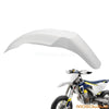 Honda Yamaha Suzuki Kawasaki Dirt Bike White Front Fender Mudguard