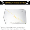 Ford F-150 Heated Right Side Mirror Glass (2004-2010)
